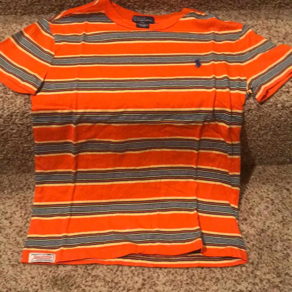 Boys small (8) polo Ralph Lauren multi color tee